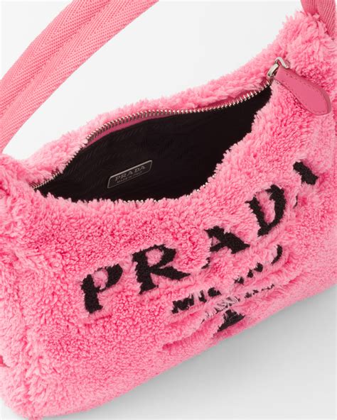 prada pink bag terry|Petal Pink/black Re.